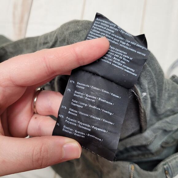 Annette Gortz bicycle trouser pants cotton zipper moto slim fit - Picture 9 of 11